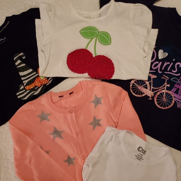 Various Other - Girls 5 pc Fall Bundle Tops/Shirts Size 6-6X GUC!
